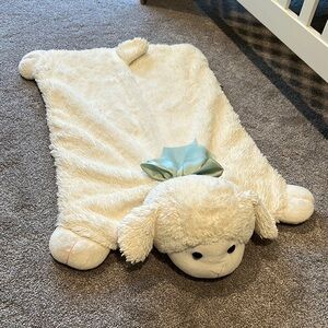 Plush Lamb baby rug